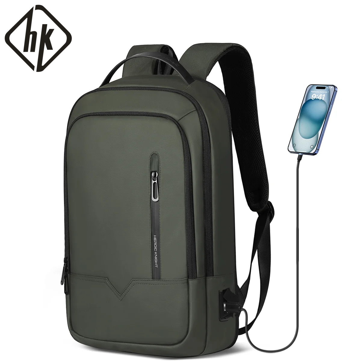 Laptop Backpack 15.6 - HK Expandable Business Backpack Men Lightweight