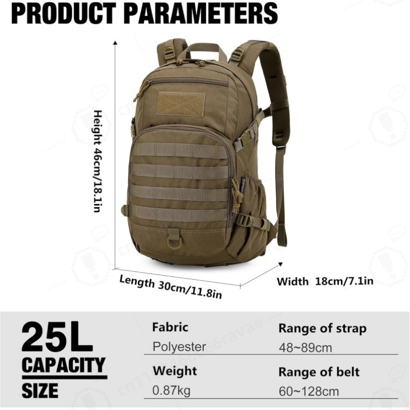Waterproof Outdoor Tactical Ba - Rucksack Military Style avis et prix