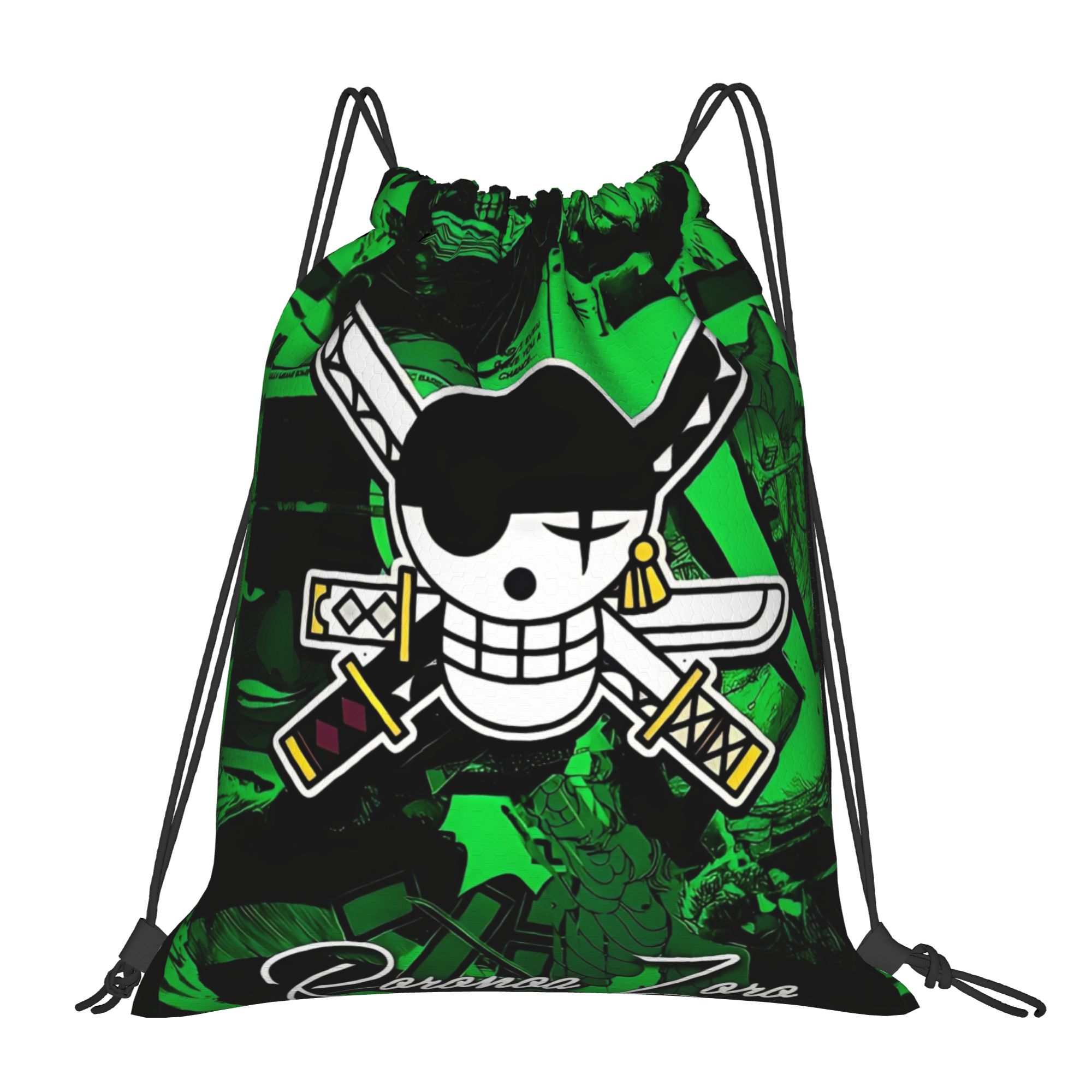 One Piece Zoro Skull Backpack  - Drawstring Gym Bag avis et prix
