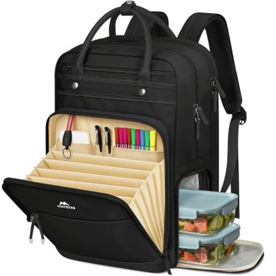 Teacher Backpack with Lunch Co - Laptop Backpack 15.6 avis et prix