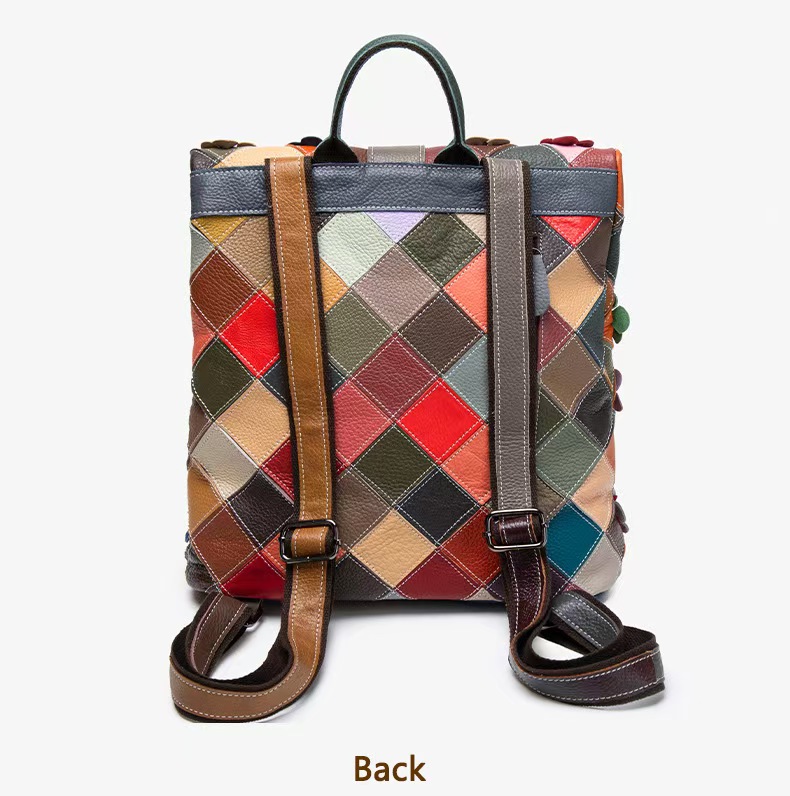 Vintage Women Genuine Leather  - Fashion Backpack Women avis et prix