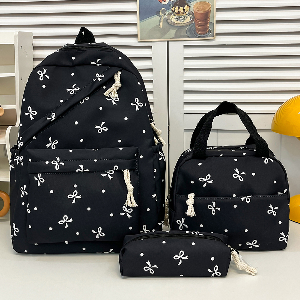 3pcs Bow Tie College School Ba - School Backpack Teen avis et prix