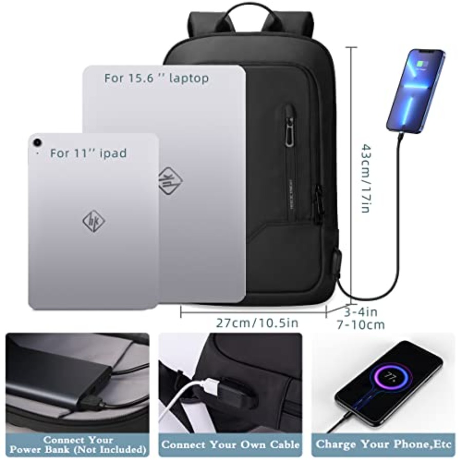 Backpack for Men Business Slim - Travel Backpack Anti Theft avis et prix