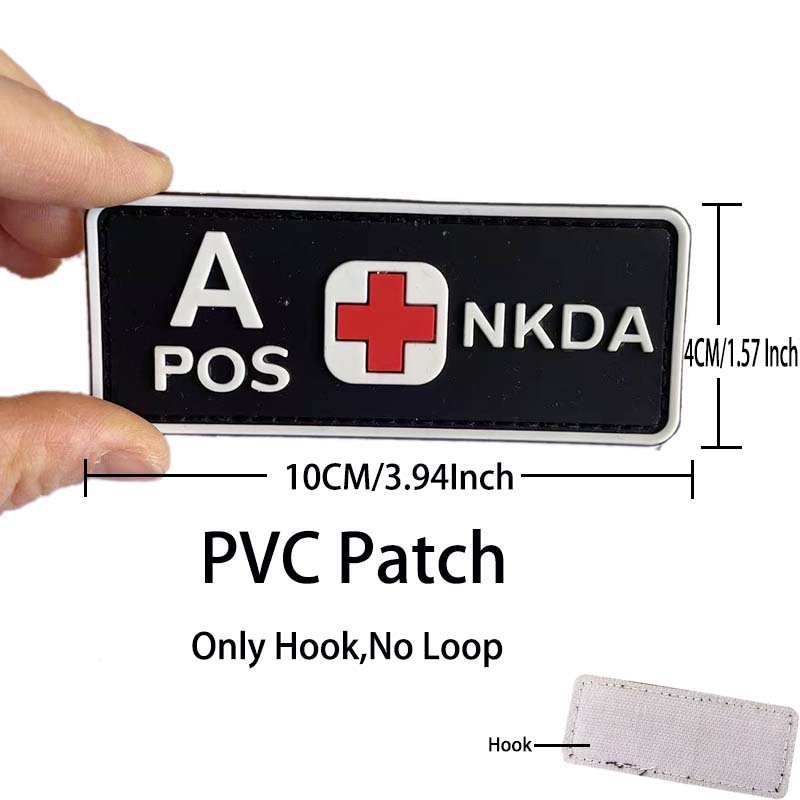 10*4CM PVC Rubber Emblemen Blo - Urban Backpack Tactical avis et prix