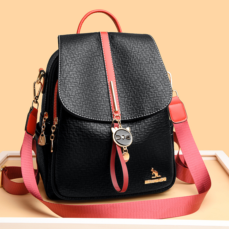 Women Large Capacity Backpack  - Leather Backpack Vintage avis et prix