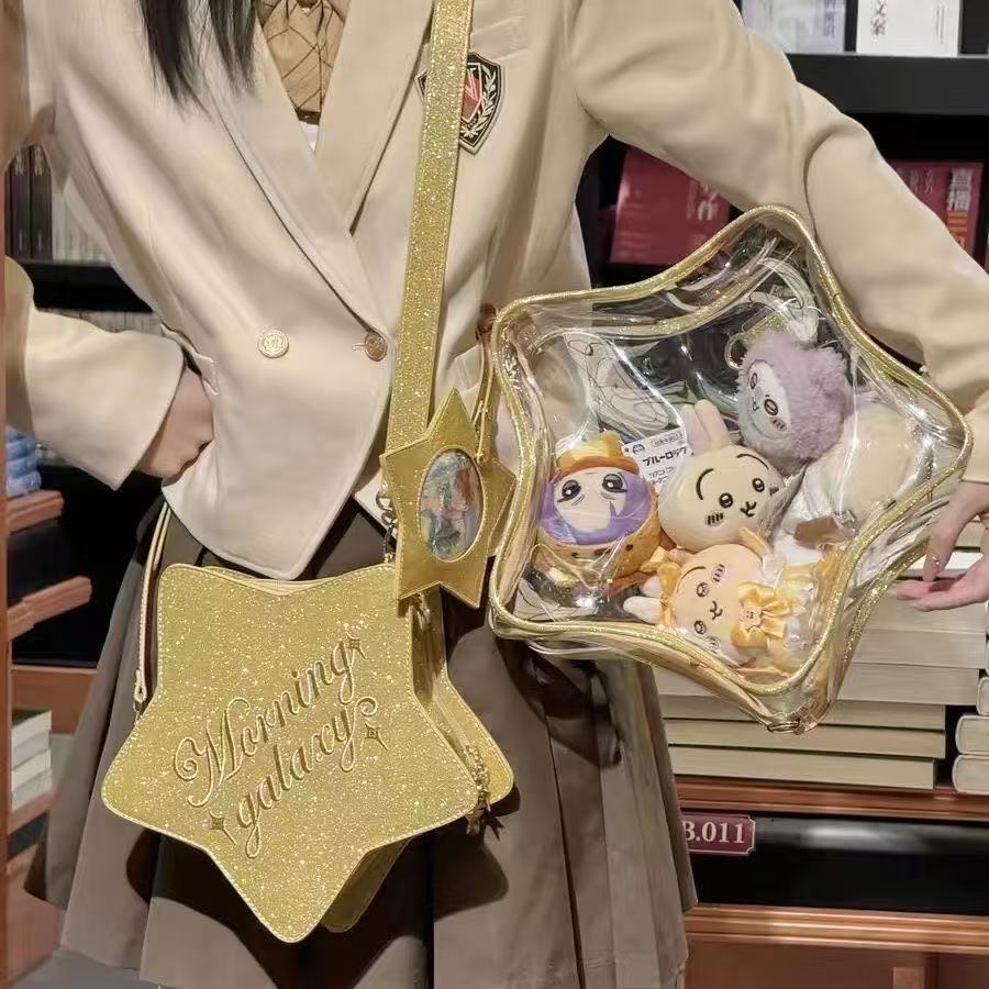 Y2K Cute Bling Star Ita Crossb - Mini Backpack Purse avis et prix
