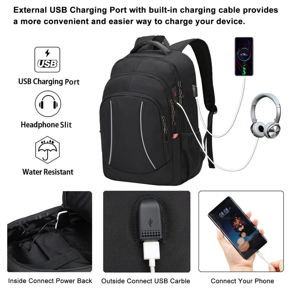 Men Multifuction Travel Laptop - Laptop Backpack 15.6 avis et prix