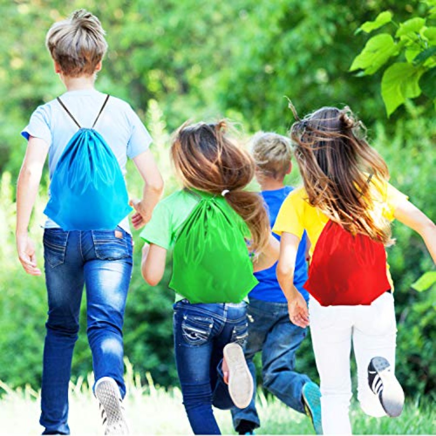 60 Pieces Drawstring Backpack  - Drawstring Gym Bag avis et prix