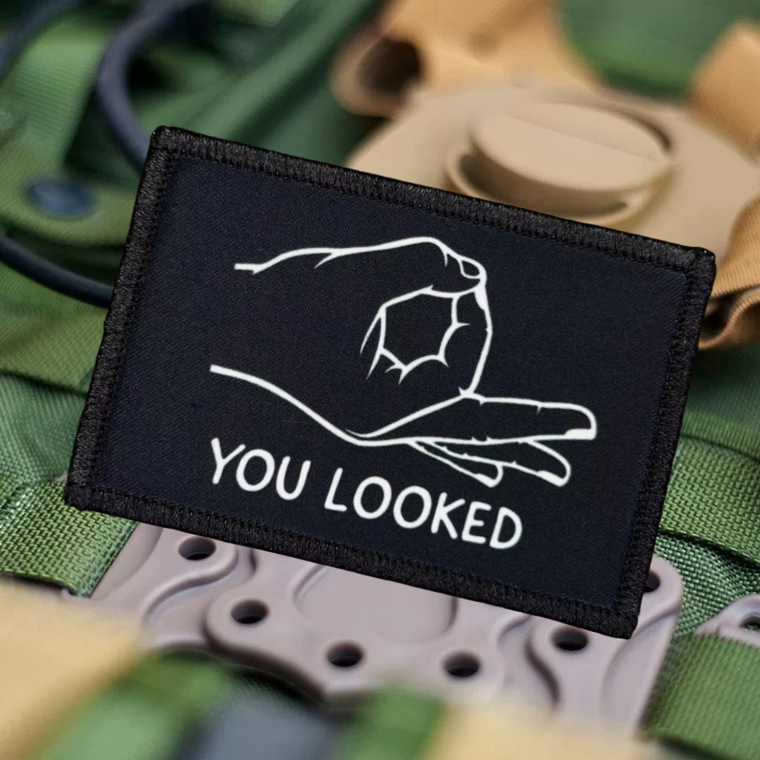 You Looked Morale Badge Patche - Urban Backpack Tactical avis et prix