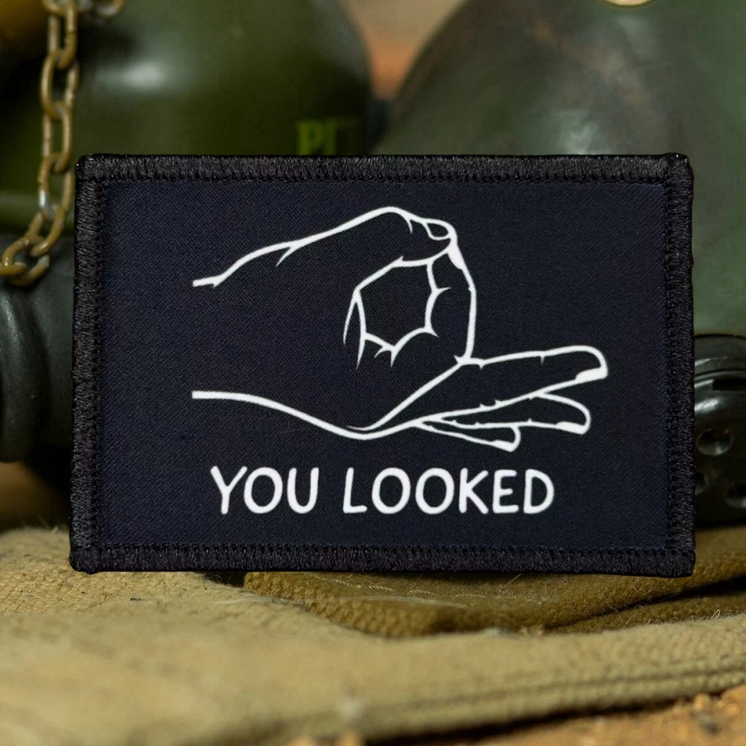 You Looked Morale Badge Patche - Urban Backpack Tactical avis et prix