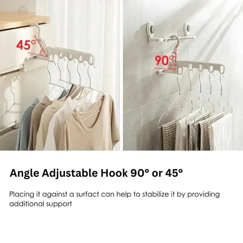 5-Hole Portable Clothes Hanger - Foldable Backpack Small avis et prix