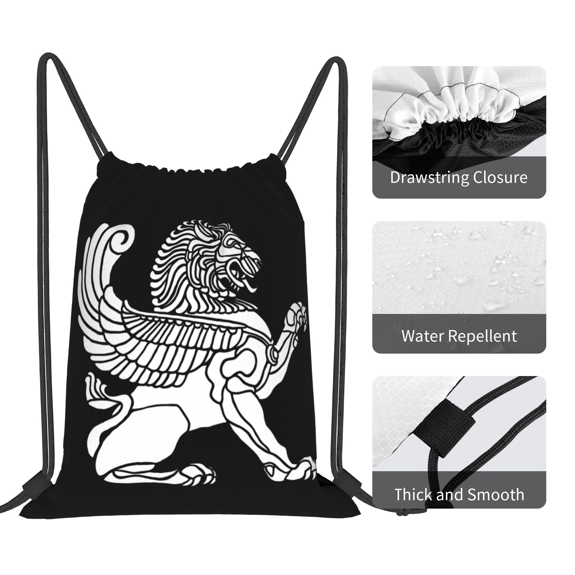 Persian Lion Iranian Iran Pers - Drawstring Gym Bag avis et prix