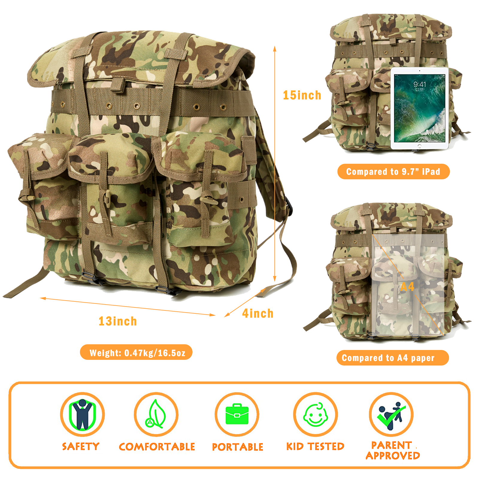 MT Mini Alice Pack for Kids, M - Rucksack Military Style avis et prix