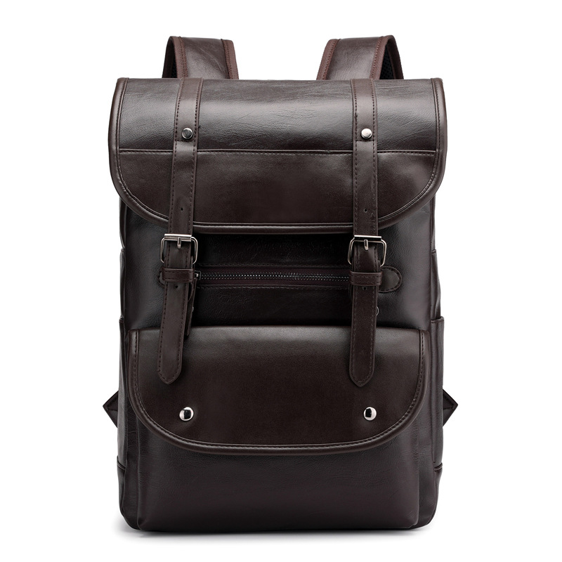 Vintage Leather Laptop Backpac - Business Backpack Brief avis et prix