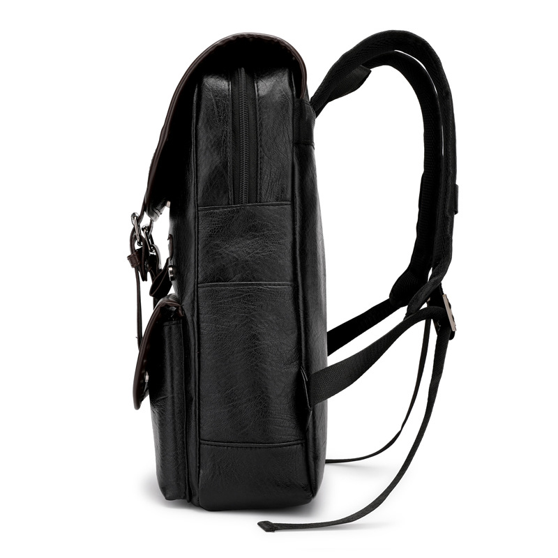 Vintage Leather Laptop Backpac - Business Backpack Brief avis et prix