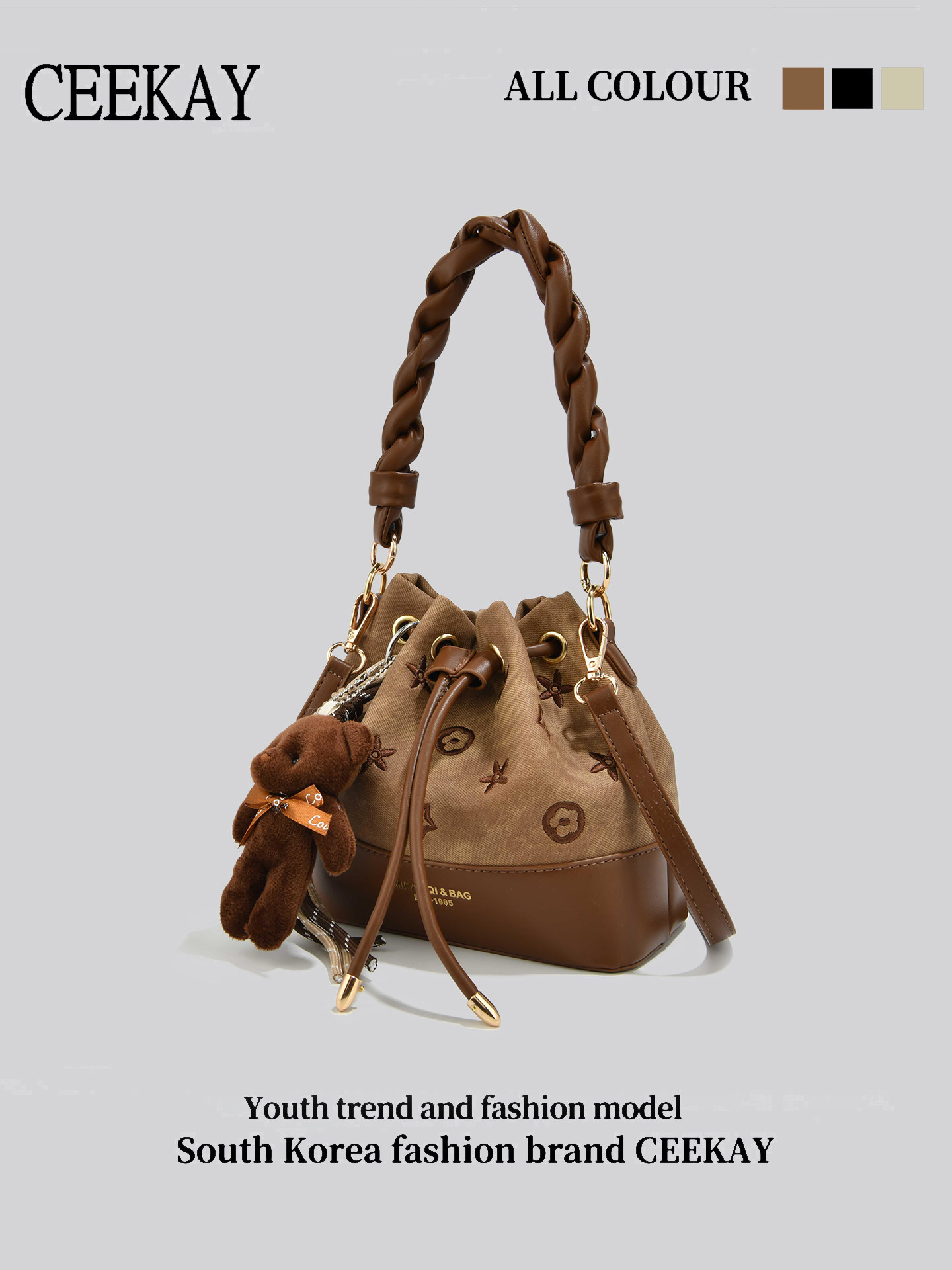 CEEKAY Vintage Drawstring Buck - Leather Backpack Vintage avis et prix