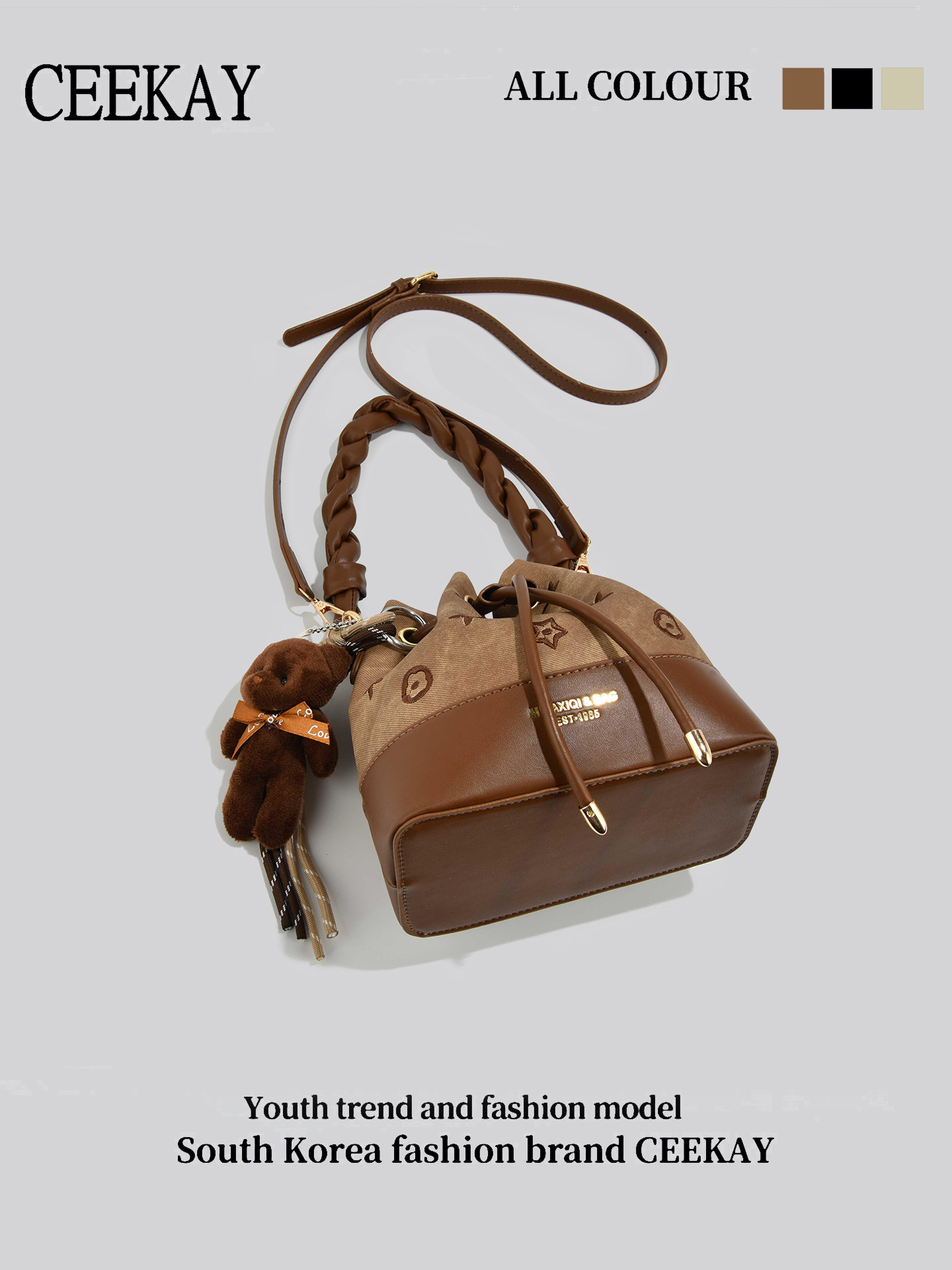 CEEKAY Vintage Drawstring Buck - Leather Backpack Vintage avis et prix