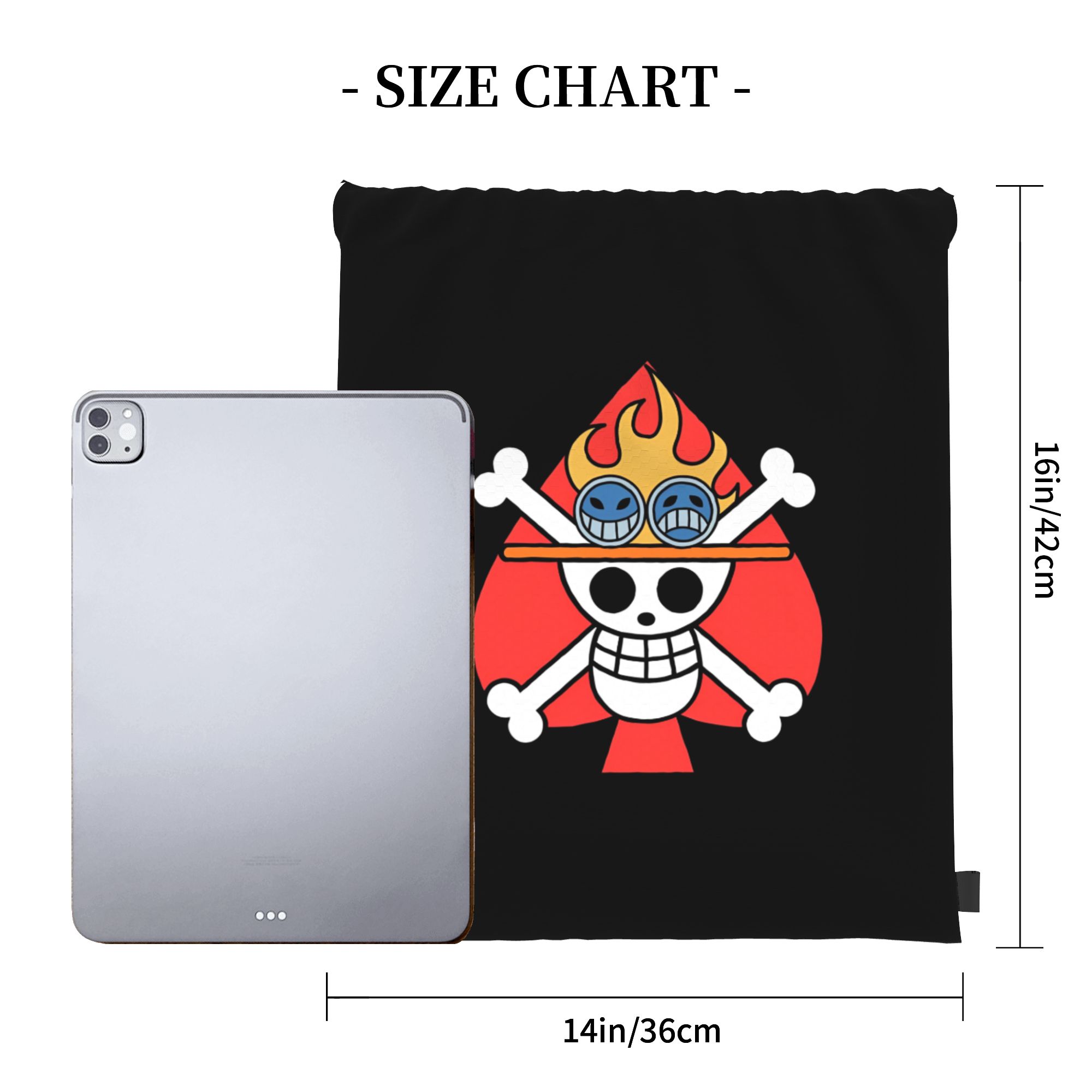 One Piece Flag ACE Drawstring  - Drawstring Gym Bag avis et prix