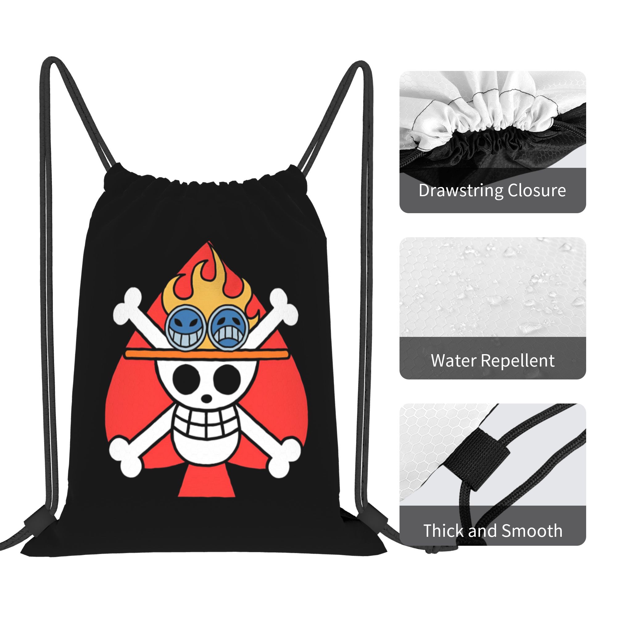 One Piece Flag ACE Drawstring  - Drawstring Gym Bag avis et prix