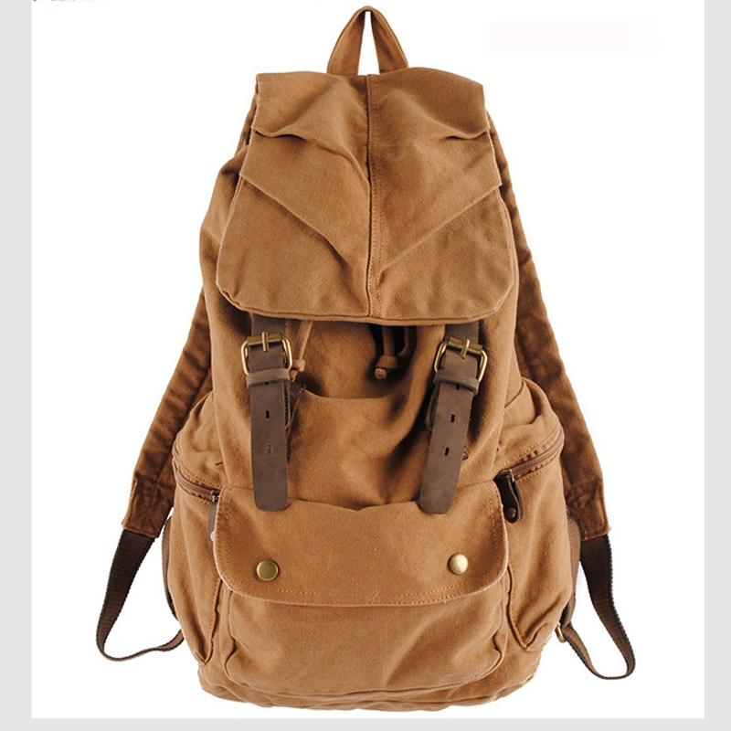 Fashion Vintage Leather milita - Rucksack Military Style avis et prix