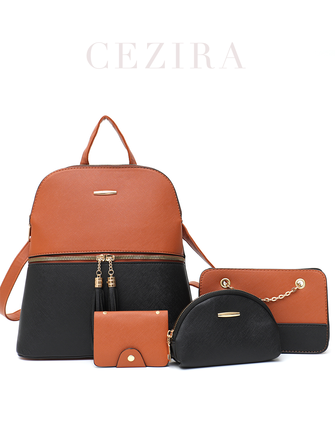 4 PCS Bags Set Women's Fashion - Mini Backpack Purse avis et prix