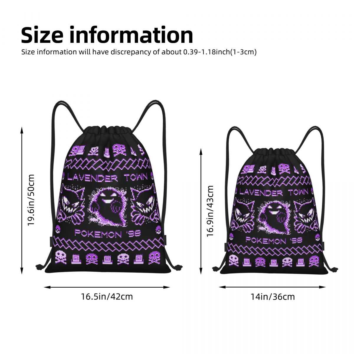 Lavender Town Christmas Backpa - Drawstring Gym Bag avis et prix