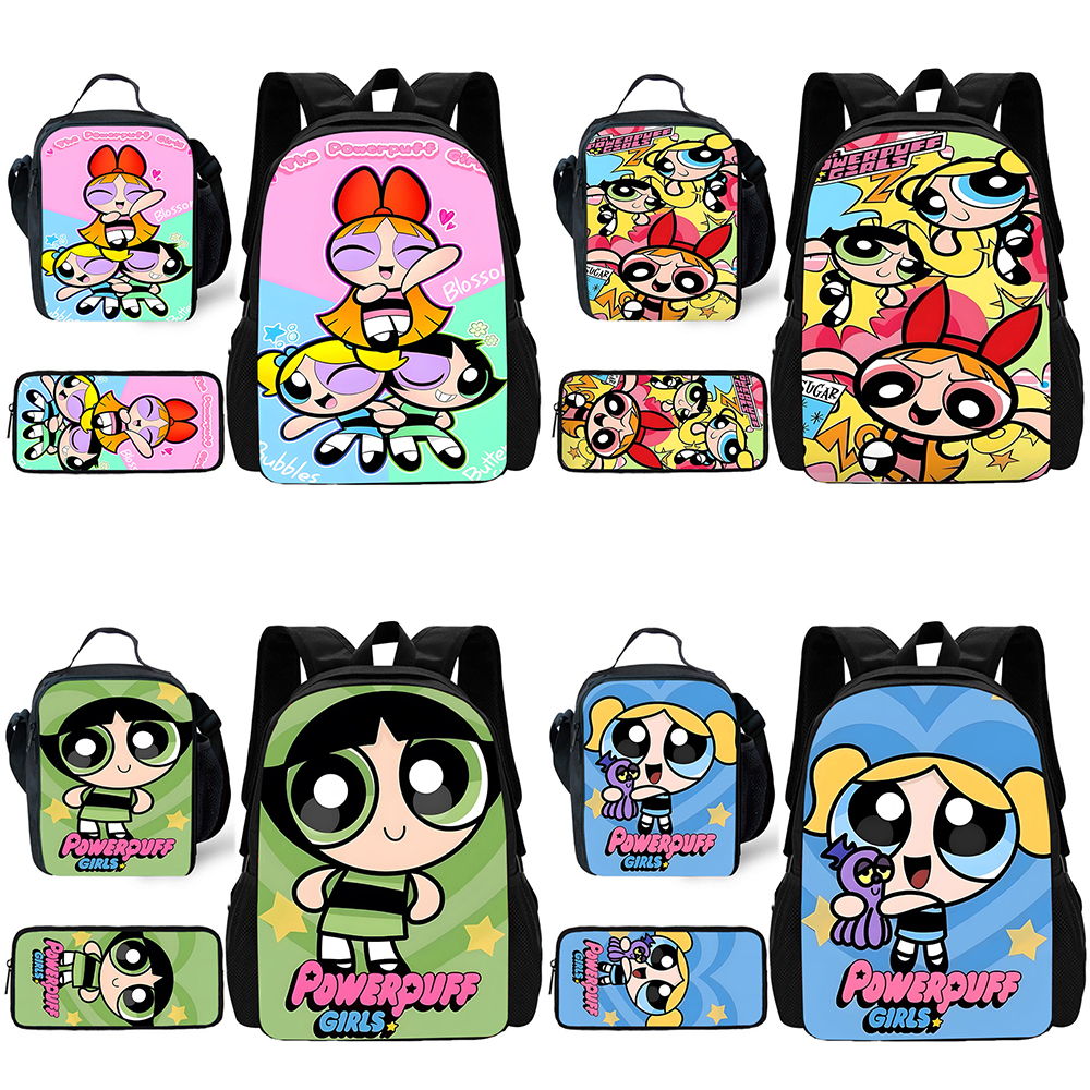 Child Cute Anime Powerpuffs Gi - School Backpack Teen avis et prix