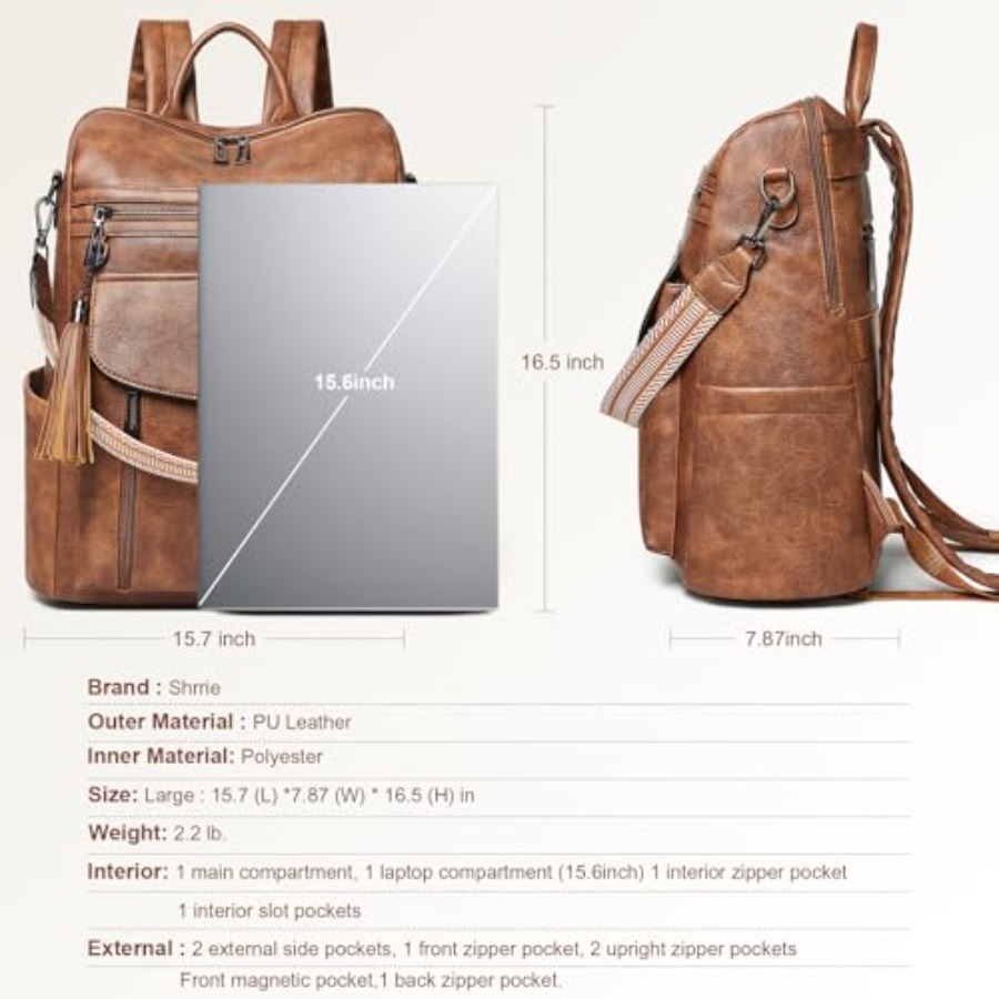 Laptop Backpack for Women 15.6 - Laptop Backpack 15.6 avis et prix
