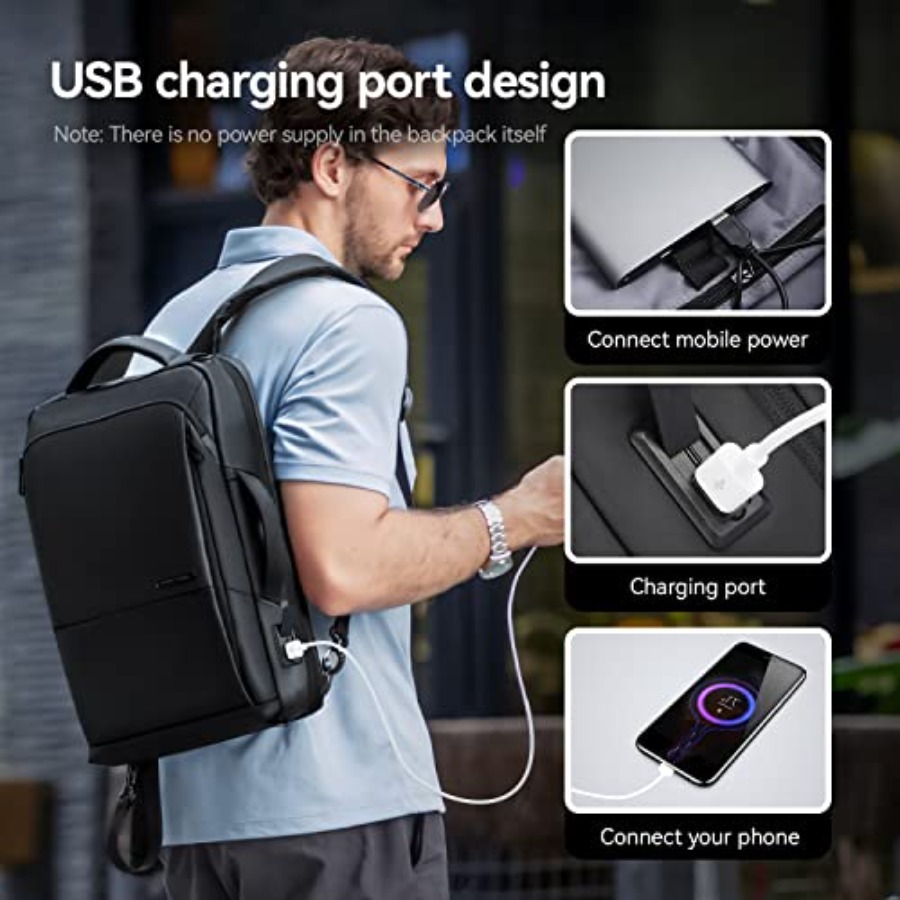Slim Laptop Backpack for Men,  - Laptop Backpack 15.6 avis et prix