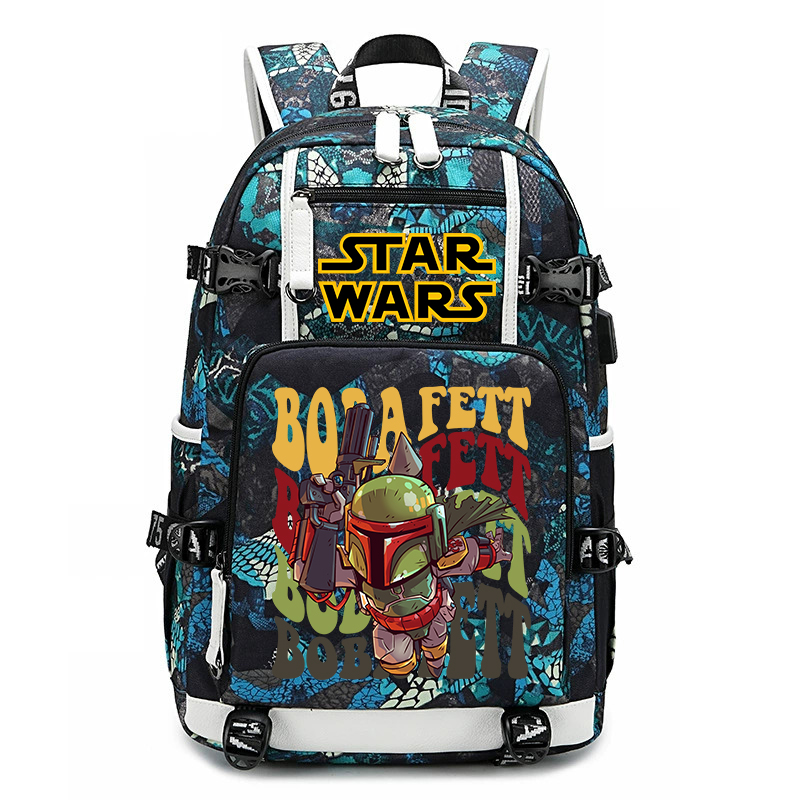 Star Wars Boba Fett Print Stud - School Backpack Teen avis et prix