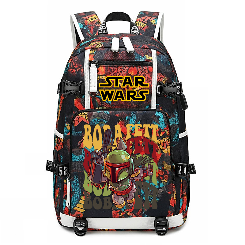 Star Wars Boba Fett Print Stud - School Backpack Teen avis et prix