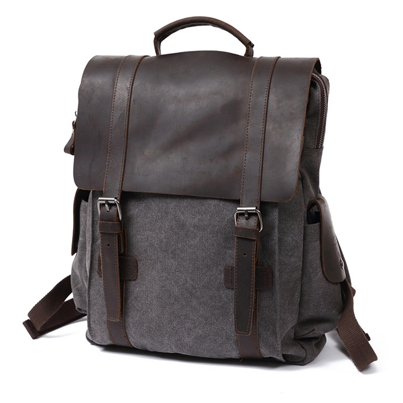 Vintage Canvas Backpack Men Wo - Laptop Backpack 15.6 avis et prix