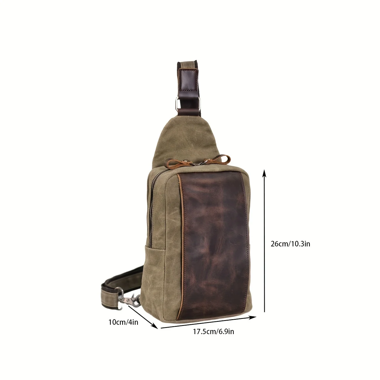 Casual Men's Vintage Waxed Can - Sling Backpack Shoulder avis et prix