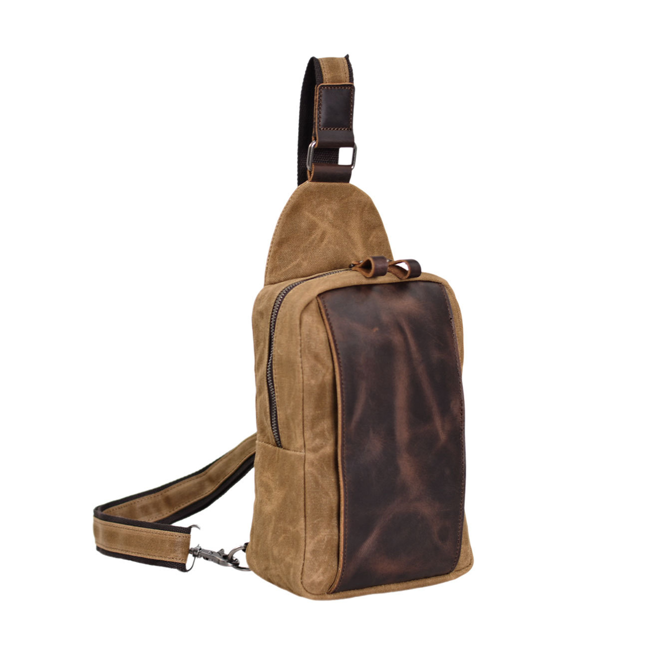 Casual Men's Vintage Waxed Can - Sling Backpack Shoulder avis et prix