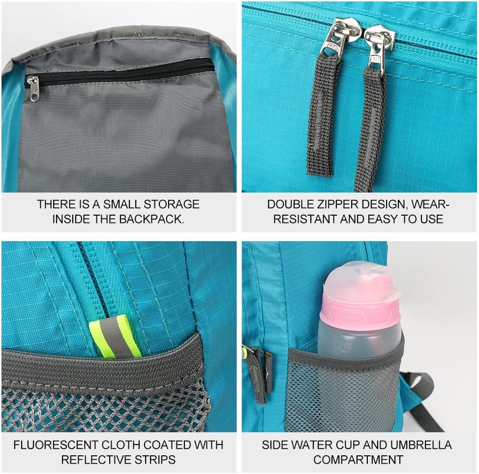 20L Lightweight Hiking Backpac - Foldable Backpack Small avis et prix