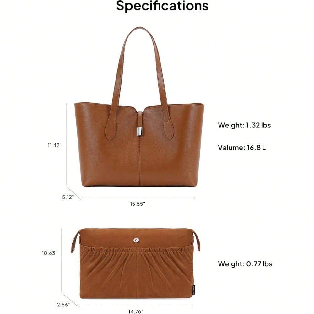 Laptop Tote Bag For Women With - Laptop Sleeve Removable avis et prix