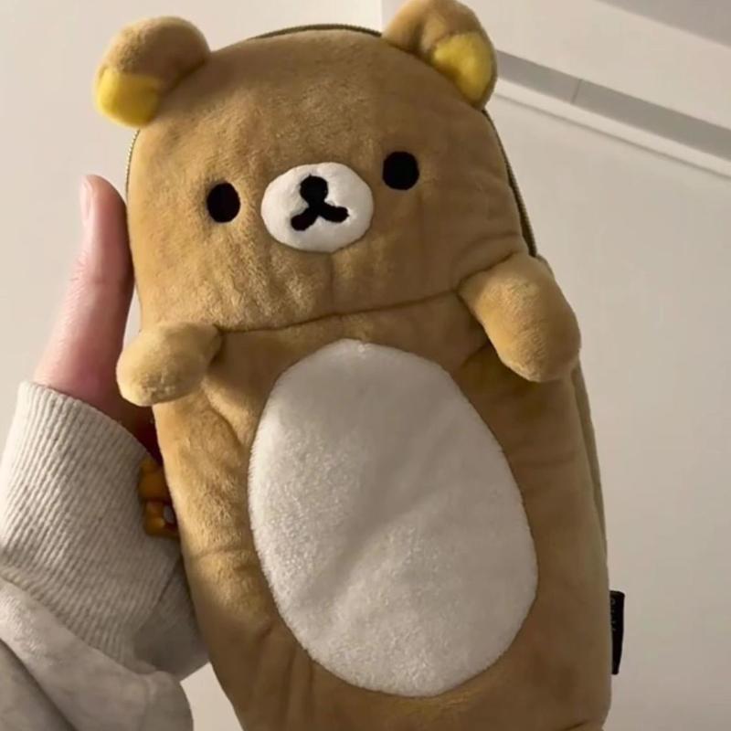 New Rilakkuma Plush Pencil Cas - Mini Backpack Purse avis et prix